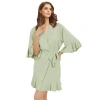 Amazon's best-selling bathrobes: Sexy ruffled bathrobes, pleated bathrobes, chiffon pleated bathrobes, E8000, plus size Application Scenario